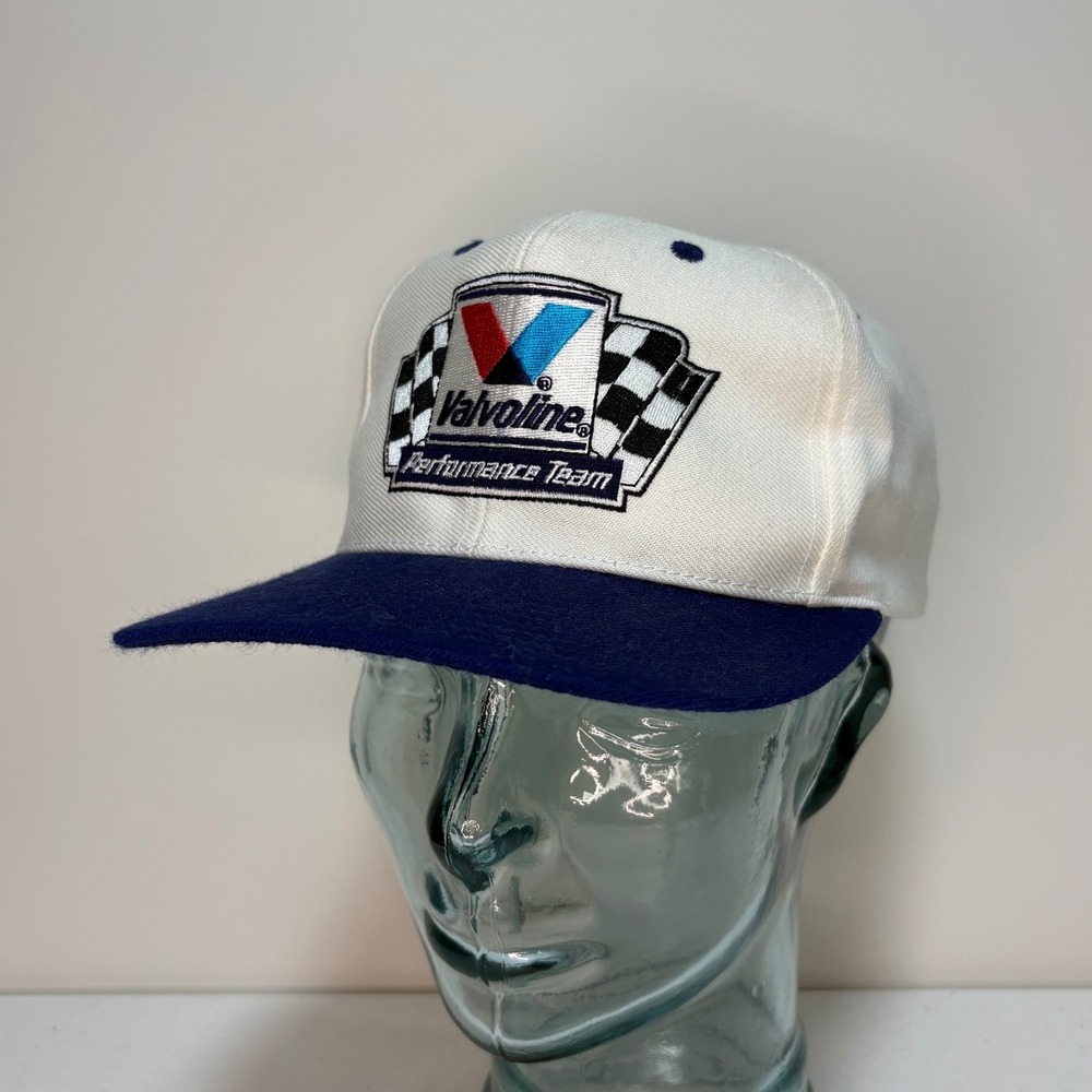 Vintage 90s Valvoline Performance Team Racing Snapback Hat